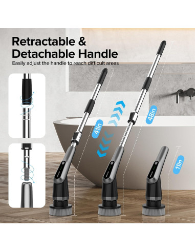 Cepillo Eléctrico de Limpieza Dreazu G2-Pro 12 en 1 IPX7