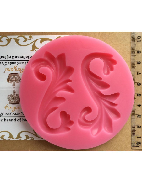 Molde de Silicona para Pastel de Boda Anyana Scroll Grande