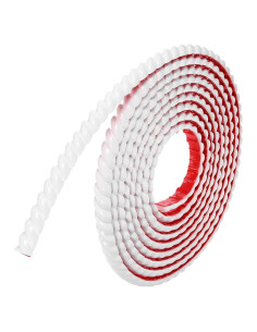 Moldura de Recubrimiento de Pared Autoadhesiva uxcell 5m x 2cm Blanca