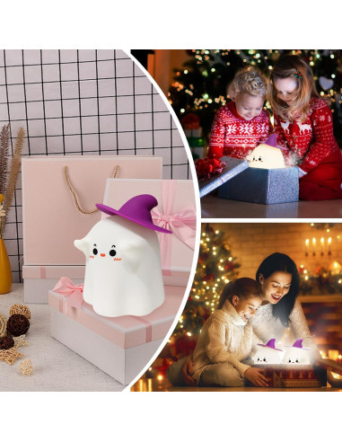 Luz Nocturna Fantasma Cuxichuxinxi 9.9x10.5cm Recargable USB