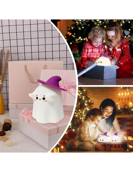 Luz Nocturna Fantasma Cuxichuxinxi 9.9x10.5cm Recargable USB