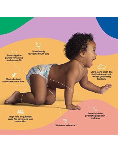 Pañales Premium Hello Bello Tamaño 1, 32 Unidades, Hipoalergénicos 2