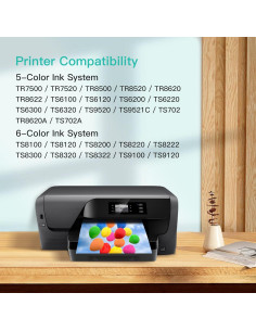 Cartuchos de Tinta AXESET 280XXL 281XXL 5 Colores para Canon 2