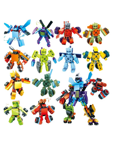 Set de 12 Bloques de Construcción de Vehículos DIYDEC