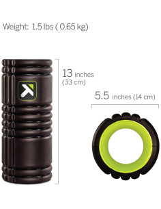 Rodillo de Espuma TriggerPoint GRID 33 cm - Masaje Profundo 2