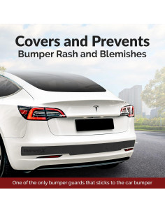Protector de Parachoques Trasero BumperX para Tesla Model 3 157.5x12.7 cm 2