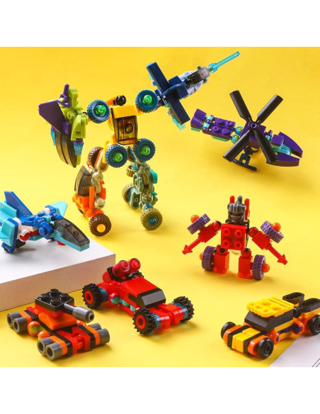 Set de 12 Bloques de Construcción de Vehículos DIYDEC