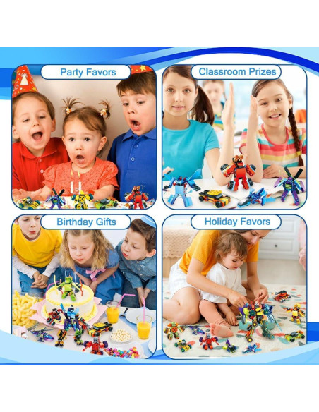 Set de 12 Bloques de Construcción de Vehículos DIYDEC