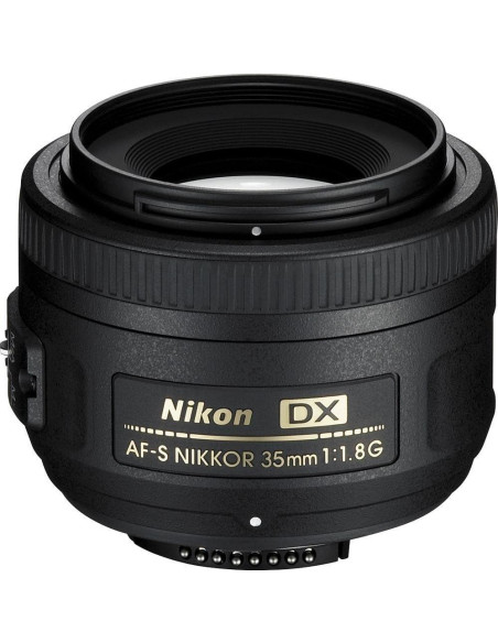Lente Nikon AF-S DX NIKKOR 35mm f/1.8G para DSLR Negro