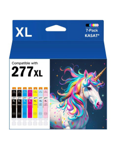 Cartuchos de Tinta KASAT 277XL Reemplazo para Impresora XP-960/970/850/860