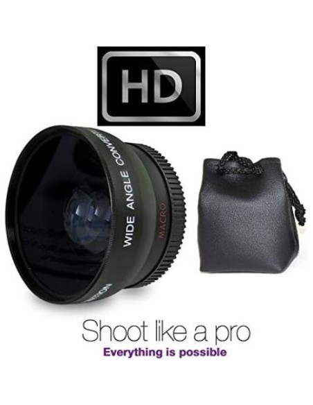 Kit de Lentes Telefoto 2.2x y Gran Angular 0.43x Pro Ser para Canon