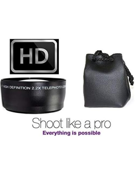Kit de Lentes Telefoto 2.2x y Gran Angular 0.43x Pro Ser para Canon