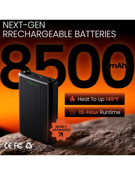 Calcetines Térmicos Eléctricos SURGOAL con Batería 8500mAh