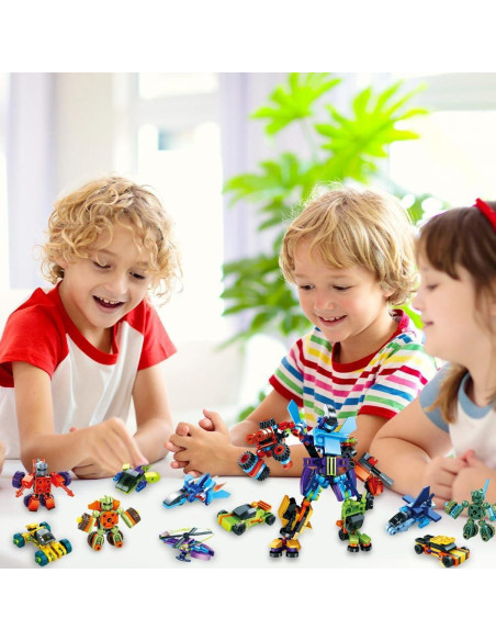 Set de 12 Bloques de Construcción de Vehículos DIYDEC