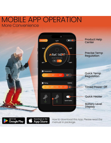 Calcetines Térmicos Eléctricos SURGOAL con Batería 8500mAh