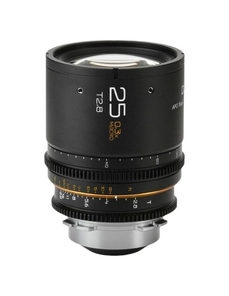 Lente Cine DULENS APO T2.8 25mm Enfoque Manual Gran Apertura