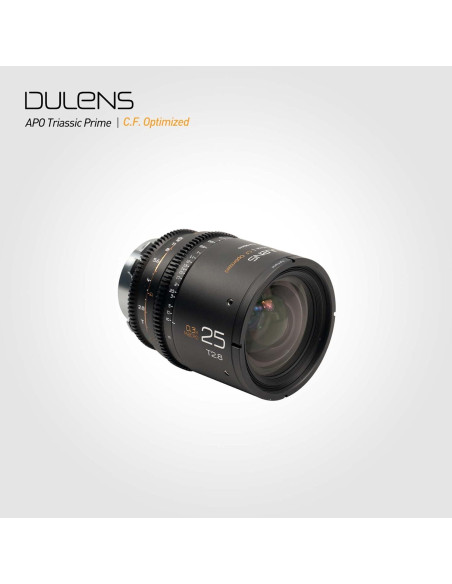Lente Cine DULENS APO T2.8 25mm Enfoque Manual Gran Apertura
