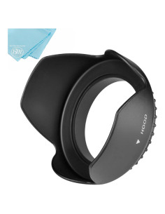 Capucha de lente tulipán 55mm Big Mike's para Nikon D3400/D5600