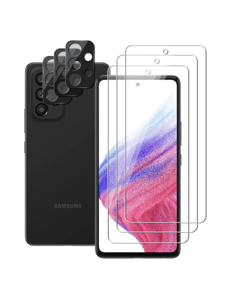 Protector de Pantalla y Lente Samsung Galaxy A53 5G 6 Pzas