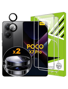 Protector de Pantalla Xiaomi Poco X7 Pro 6.67" Vidrio Templado 9H