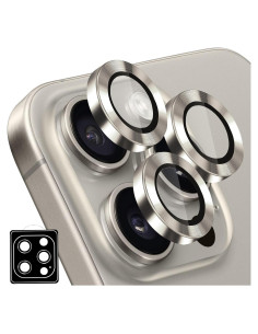 Protector de Lente de Cámara Hsefo para iPhone 16 Pro/Max 9H