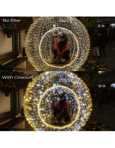 Filtro de Lente Diffusion Mist Pro 1/4 Tide Optics 58mm