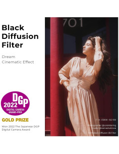 Filtro de Difusión Negra 1/8 K&F Concept 72mm - Efecto Cinemático 2