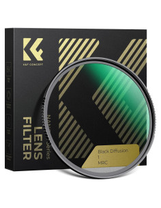 Filtro de Difusión Negra K&F Concept 72mm con 74% Transmitancia