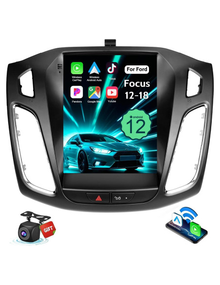 Estéreo de Coche CRUIOLUT Ford Focus 2012-2018 9.7" Android 12