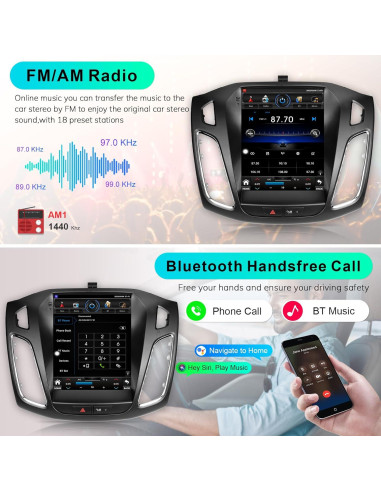 Estéreo de Coche CRUIOLUT Ford Focus 2012-2018 9.7" Android 12