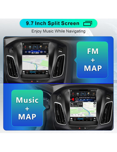 Estéreo de Coche CRUIOLUT Ford Focus 2012-2018 9.7" Android 12