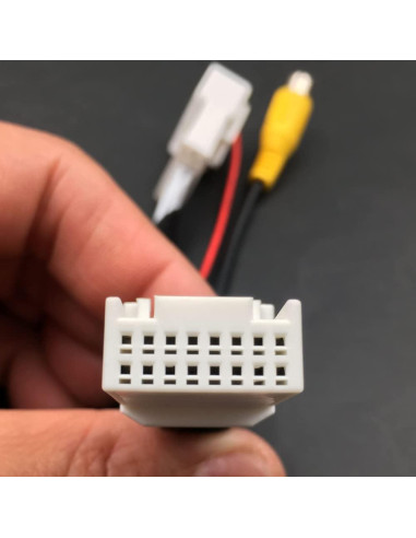 Adaptador de cámara de respaldo 16 pines LIZAPUS para Toyota y Scion