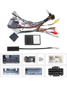 Conector de Arnés de Cableado Estéreo FeirTon 16PIN para Honda 2