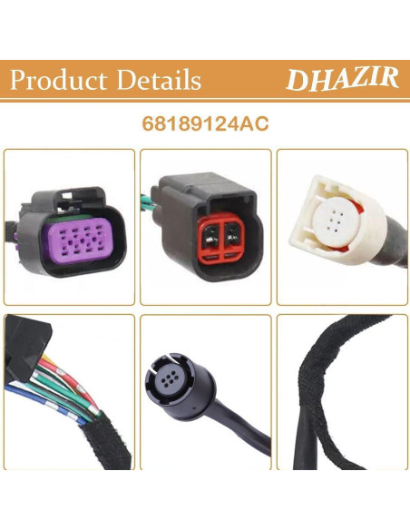 Arnés de Cableado de Cámara de Respaldo Dihanfs 68189124AC