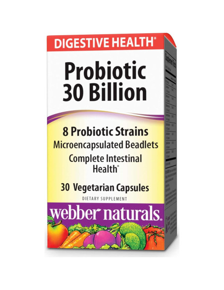 Probioticos Webber Naturals 30 Mil Millones CFU 30 Capsulas
