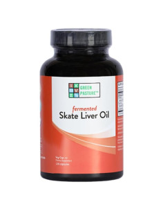 Aceite de Hígado de Raya Fermentado Green Pasture - 120 Cápsulas