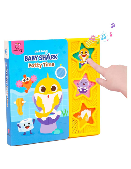 Libro Sonoro Interactivo Baby Shark Pinkfong 1-5 Años