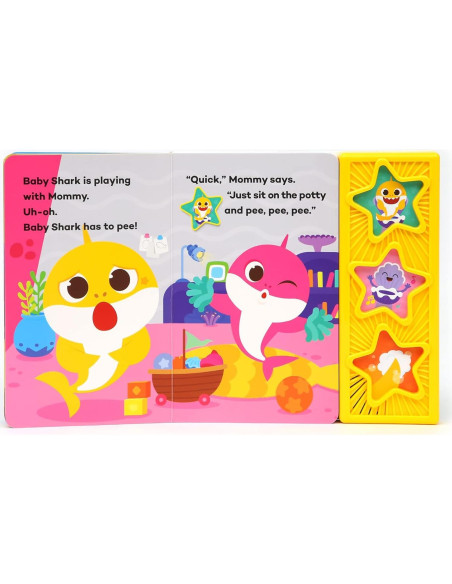 Libro Sonoro Interactivo Baby Shark Pinkfong 1-5 Años