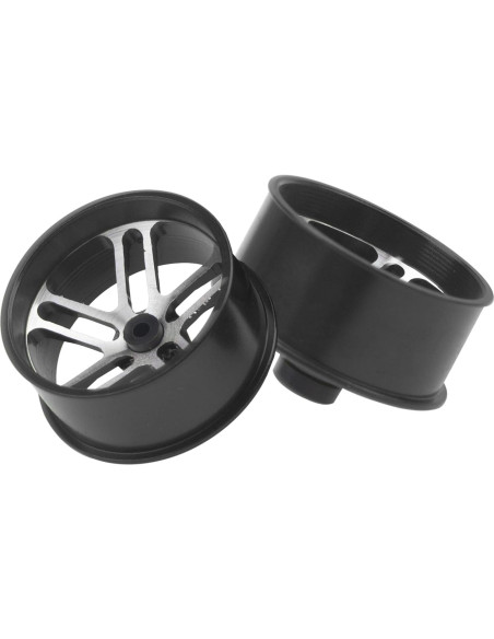 Llantas Mini 4WD RC Vgoohobby Aluminio 23.5mm Negras