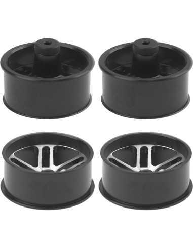 Llantas Mini 4WD RC Vgoohobby Aluminio 23.5mm Negras