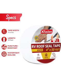 Cinta de Reparación para Techos de RV XFasten 10.16 cm x 15.24 m 2