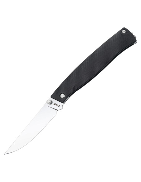 Cuchillo Plegable Sanrenmu 311L 80mm Acero 12C27 Mango G10 Negro