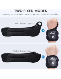 Pesas de Muñeca Sportneer 0.45 kg x 2 para Entrenamiento 2