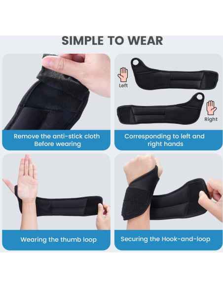 Pesas de Muñeca Sportneer 0.45 kg x 2 para Entrenamiento