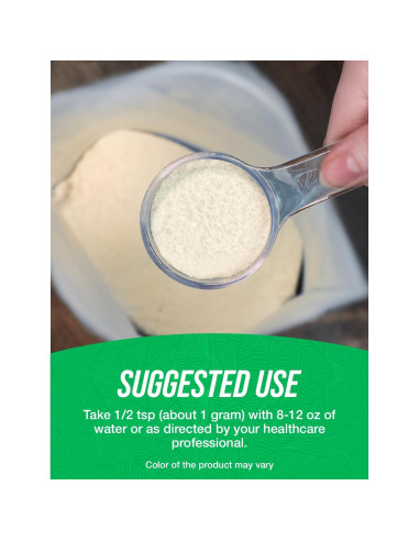 Polvo de Resveratrol BulkSupplements 10g - Antioxidante Natural