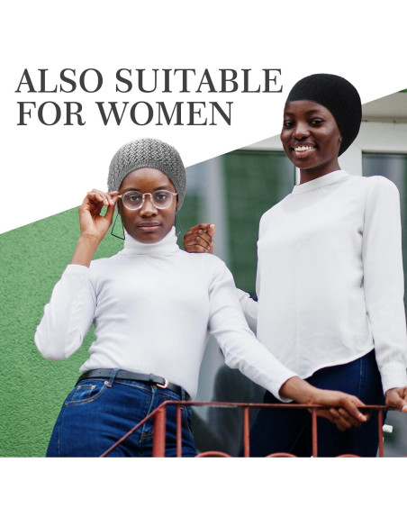 Conjunto de Gorras Kufi y Cuentas de Oración Musulmana Jiuguva