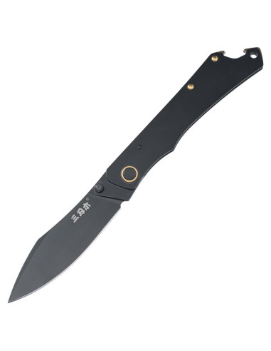 Cuchillo Plegable Sanrenmu 9306 Utility 95mm Negro
