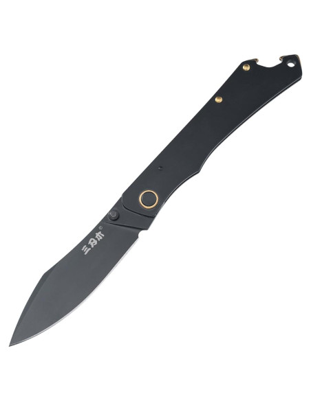 Cuchillo Plegable Sanrenmu 9306 Utility 95mm Negro