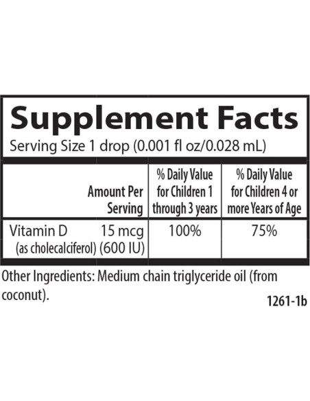 Gotas de Vitamina D3 para Niños Carlson 600 IU 90 Gotas Gotas de Vitamina D3 para Niños Carlson 600 IU 90 Gotas