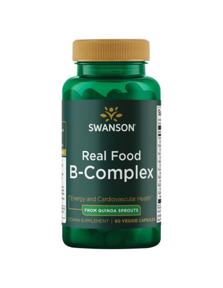 Complejo de Vitaminas B Veganas Swanson 60 Cápsulas